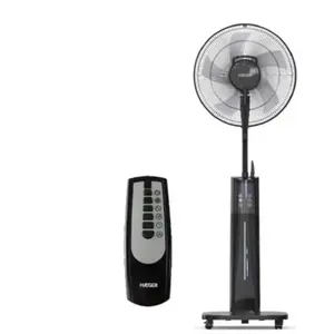 Comparateur de prix : Haeger Black Mist II Ventilateur brumisateur sur pied avec commande 70 W Noir