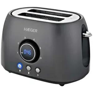 Grille-pain - Haeger - Future - 800W - 2 emplacements - Garantie 2 ans pas cher