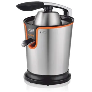 Presse Agrumes HAEGER Pro Juice - INOX, 160W, 2 Cônes de Pression pas cher