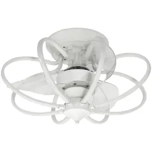 bel-air-home Ventilateur de plafond KAI - Blanc pas cher