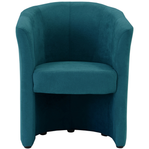 Fauteuil fixe NAOMI coloris turquoise pas cher