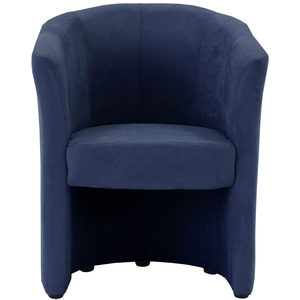 Fauteuil fixe NAOMI coloris bleu pas cher