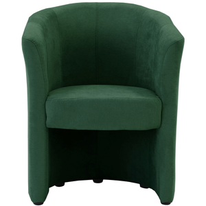 Fauteuil fixe NAOMI coloris vert forêt pas cher