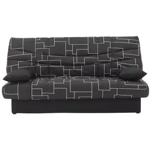 BUT Banquette lit clic-clac PORTO matrix noir pas cher