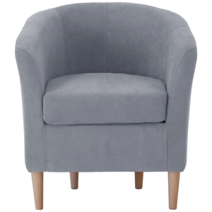 Fauteuil fixe EVE coloris gris clair pas cher