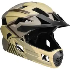 Casque velo integral pour enfants 6 12   sable   crazy safety   en1078 certifie