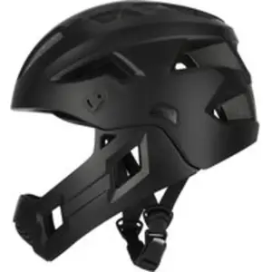 Casque velo integral pour enfants 6 12   noir   crazy safety   en1078 certifie