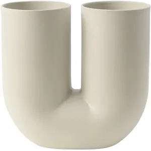 Muuto - Vase Kink - Beige - Céramique - Designer Earnest Studio