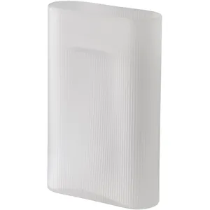 Comparateur de prix : Vase en verre soufflé of-white 35cm Ridge - Muuto