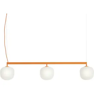 Muuto - Suspension Rime - Orange - Aluminium thermolaqué - Designer TA...