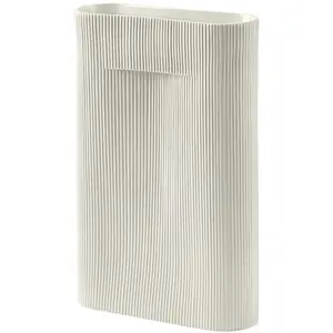 Comparateur de prix : Vase blanc 48,5 cm Ridge - Muuto