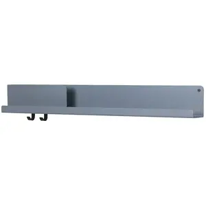 Étagère bleu gris en métal 96 cm Folded - MuutoVendu paramazon