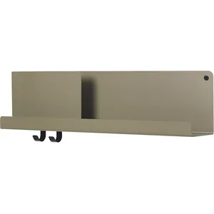Étagère vert olive en métal 63 cm Folded - Muuto