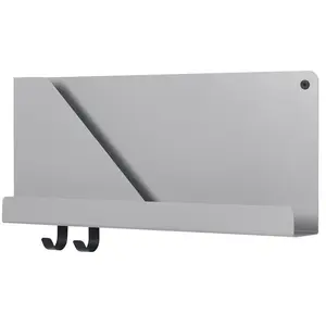 Étagère grise en métal 51 cm Folded - Muuto