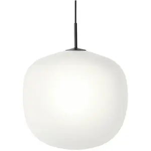 Suspension en verre noire 45 cm Rime - Muuto