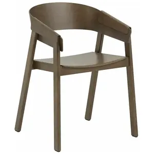 Fauteuil en chêne foncé Cover - Muuto pas cher