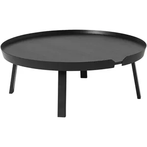 Table basse noire 95 cm Around - Muuto pas cher