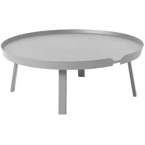 Table basse gris clair 95 cm Around - Muuto