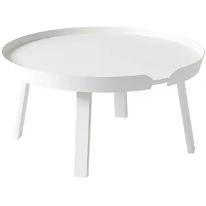 Table basse blanche 72 cm Around - Muuto pas cher