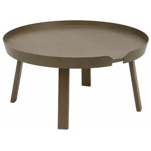 Table basse marron foncé 72 cm Around  - Muuto pas cher