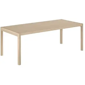Table 200 cm chêne naturel Workshop - Muuto pas cher