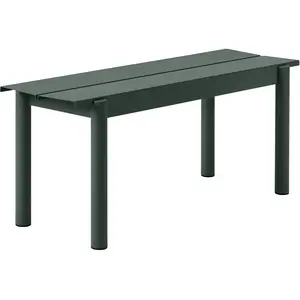 Muuto - Banc Linear - Vert - Acier revêtement poudre - Designer Thomas...Vendu parmade-in-design