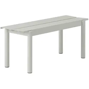 Muuto - Banc Linear - Gris - Aluzinc - Designer Thomas BentzenVendu parmade-in-design