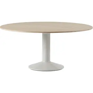 Muuto - Table ronde Midst - Bois naturel - Chêne massif huilé - Design...Vendu parmade-in-design