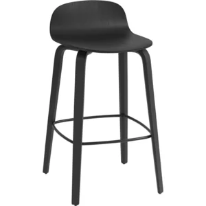Chaise de bar 65 cm noir Visu - Muuto