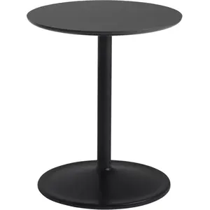 Table d'appoint aluminium noir D 41 x H 48 cm Soft - Muuto