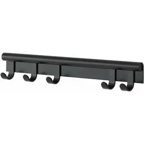 Porte-manteau noir Coil 60 cm - Muuto