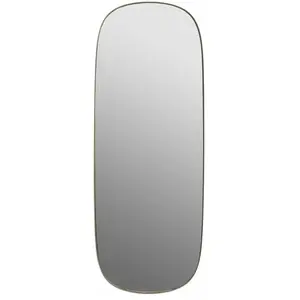 Miroir transparent cadre taupe 118 cm Framed - Muuto