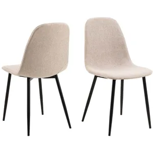 Comparateur de prix : EBUY24 Celia chaise de salle à manger beige.