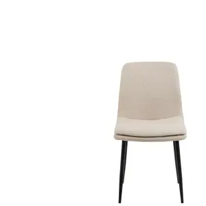 Chaise en tissu LOMOCO SEYO coloris beige pas cher