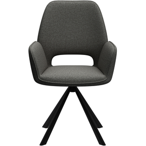 Chaise GRAHAM coloris gris anthracite pas cher