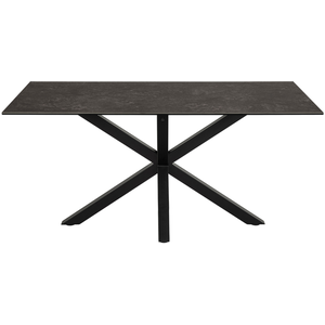 Comparateur de prix : EMOB Table de salle à manger rectangulaire en céramique 6 places l160 - neiva