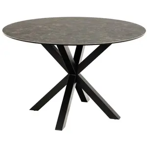 Comparateur de prix : EMOB Table de salle à manger ronde en céramique L119 4 personnes - NEIVA