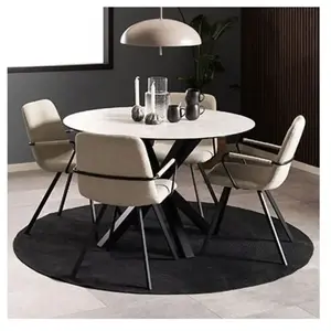 Comparateur de prix : AC Design Furniture Table de salle à manger ronde en céramique l119 4 personnes - neiva