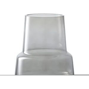 Comparateur de prix : House Nordic - Vase en verre gris fumé Ø 15 x 19 cm