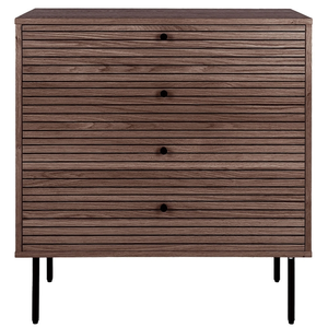 ebuy24 Kyoto commode 4 tiroirs chêne placage. pas cher