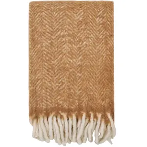 Plaid House Nordic Carmel 170x130 cm pas cher