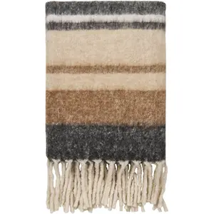 Plaid House Nordic Carmel 170x130 cm pas cher