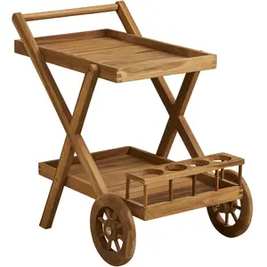 Aila chariot de service naturel. pas cher