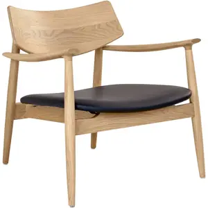 Olvera fauteuil naturel,noir.Vendu parslowood-interior