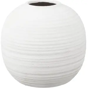 Comparateur de prix : Vase kougli h 28cm   céramique blanche