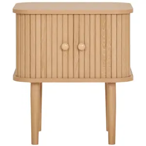 Drawer Nikko table d'angle 2 portes pin naturel. pas cher