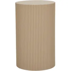 ebuy24 Farense table d'angle ø30cm beige. pas cher