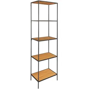 Comparateur de prix : House Nordic - Étagère 5 tablettes Vita naturel - 36x51x170 cm T.U