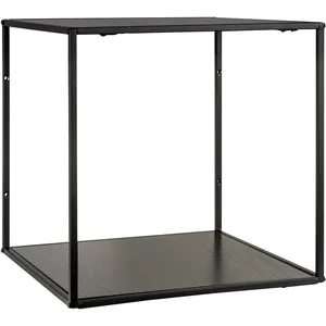 House Nordic Étagère murale Avery 36x36x36 cm Noir TU pas cher