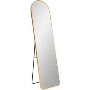 House Nordic Madrid - miroir sur pied 40x150cm - couleur - laiton pas cher